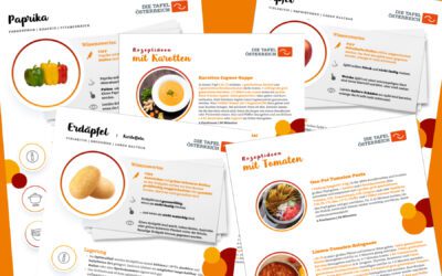 Neu: Infoblätter zu Obst und Gemüse