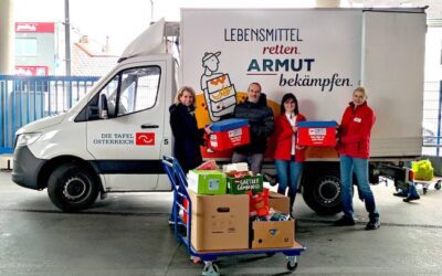 MyPlace-SelfStorage und Die Tafel Österreich sammeln Spenden für bedürftige Menschen