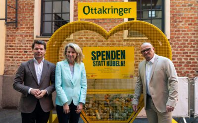 Pfand, das satt macht: Die Tafel Österreich und Ottakringer Brauerei setzen Partnerschaft fort